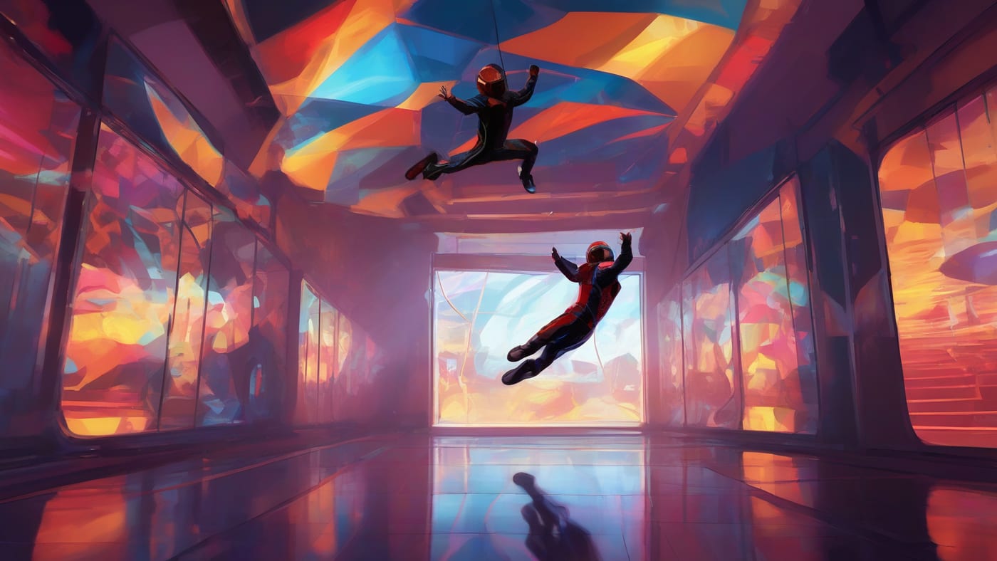 Sky Diving X key art: tube